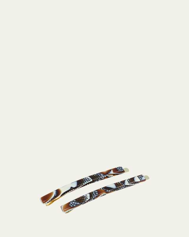 Patterned Bobby Pin Pair
